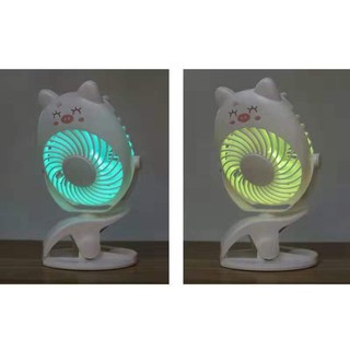 Quạt mini tích điện kẹp bàn siêu mát - 2019