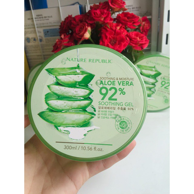 Gel dưỡng ẩm Nha Đam -ALOE VERA 92%