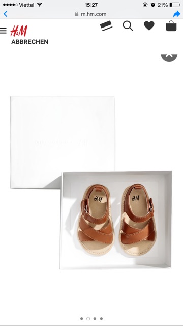 Sandal H&m auth full hộp