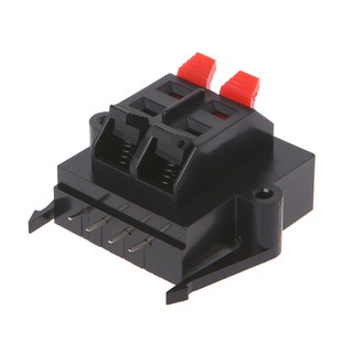 Bảng Nối Dây Loa 4 Cổng 2 Hàng