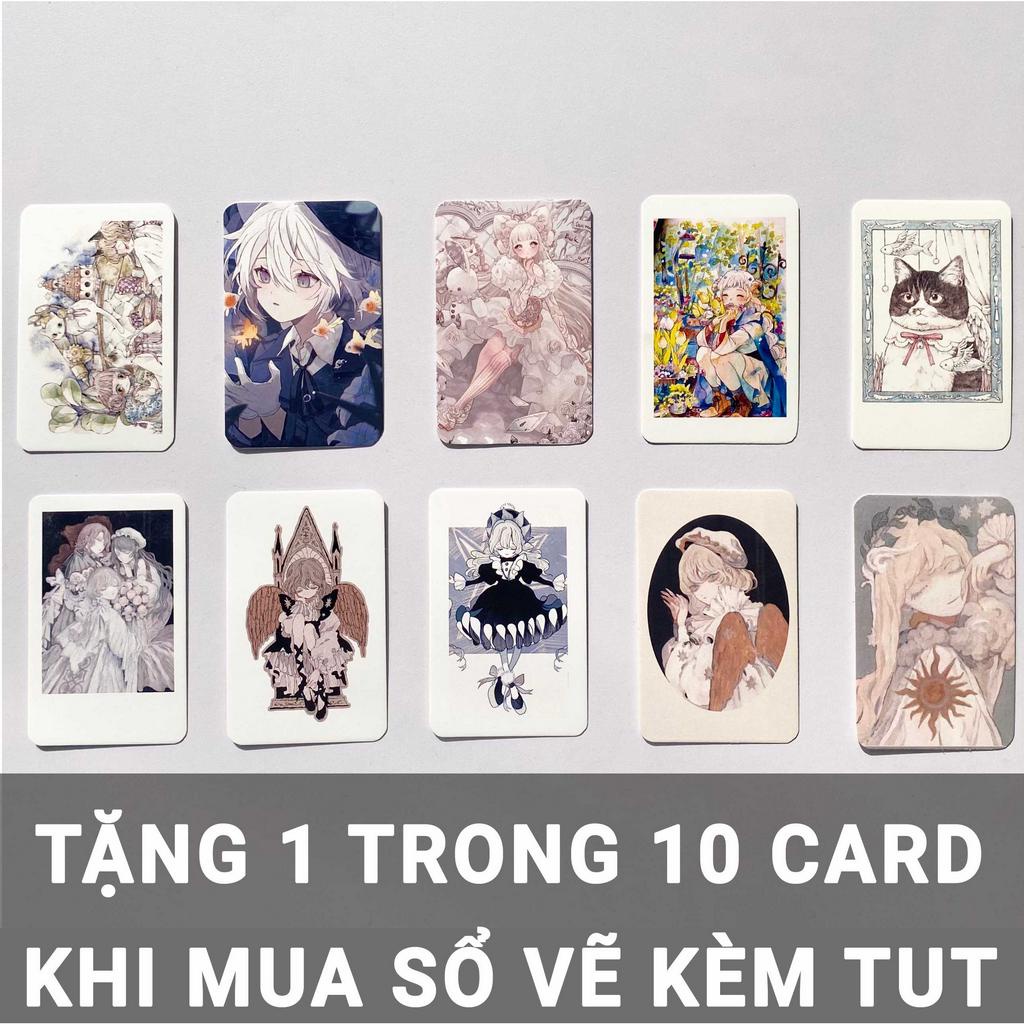 Card Bo Góc 5x8cm - Phiên Bản Thu Nhỏ Của Tác Phẩm Tranh Minh Họa Nhật Bản - Ong Mặt Bự