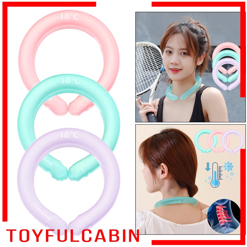 [Toyfulcabin] Khăn Quàng Cổ Làm Mát Dạng Ống Làm Mát Mùa Hè