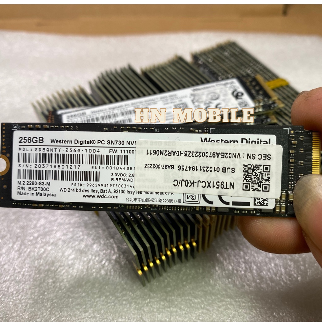 Ổ Cứng SSD Samsung NVMe SN 730 M.2 PCIe Gen3 x4 256GB WESTERN SN730 NVME