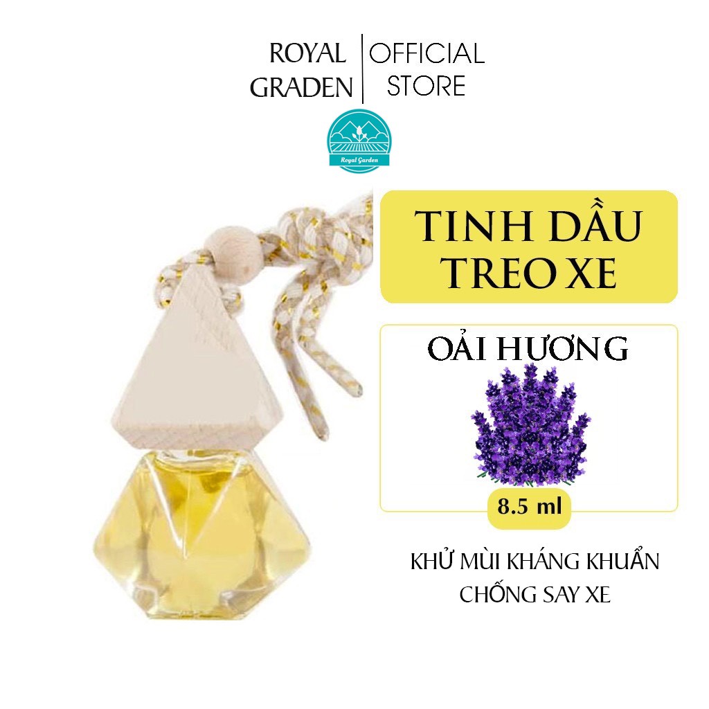 Tinh dầu treo xe Royal Graden nguyên chất 100% nhiều mùi lựa chọn