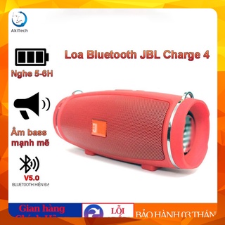 Loa Bluetooth Charge 4+ Mini bass tốt khoẻ – có dây đeo Version 2021