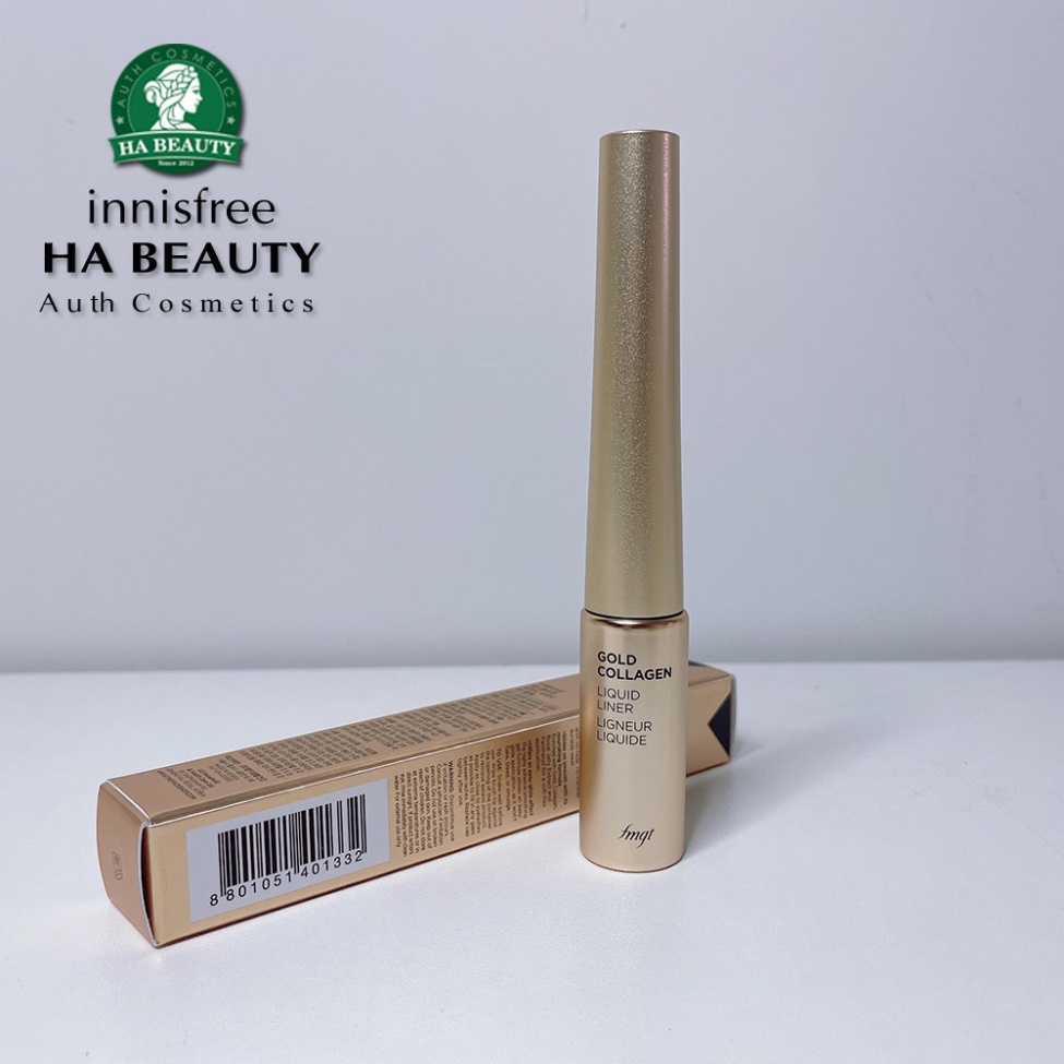 Kẻ Mắt Nước THE FACE SHOP GOLD COLLAGEN LIQUID LINER Black 5.5g