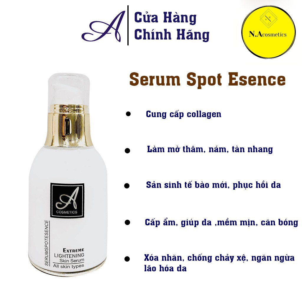 Serum Spot Huyết Thanh Acosmetics Chính Hãng - Cung Cấp Collagen Ngăn Ngừa Lão Hóa - Xóa Nhăn - Se Khích Lỗ Chân Lông