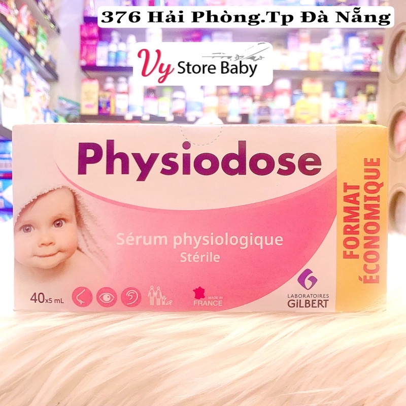 NƯỚC MUỐI SINH LÝ PHÁP 40 ống Physiodose