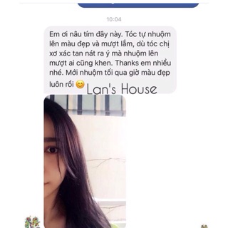 (Nâu tím ) Thuốc nhuộm tóc