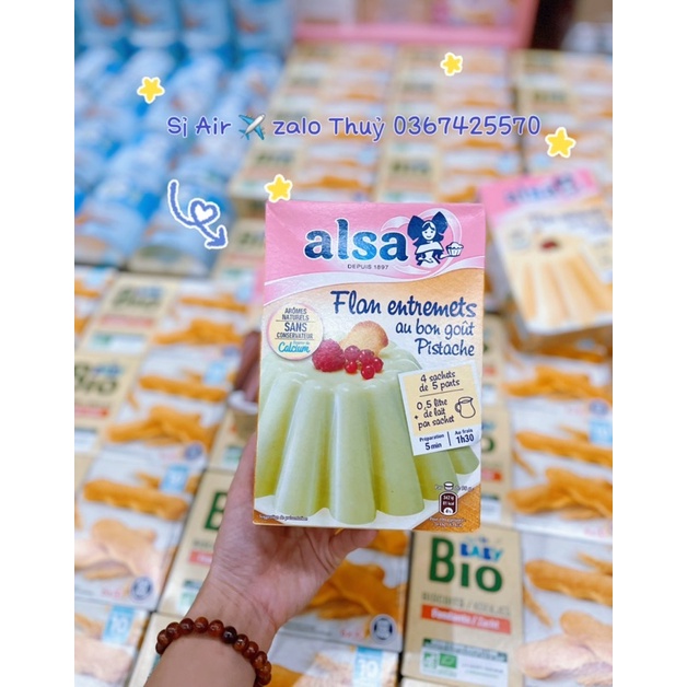 (Air) Bột làm bánh Plan Alsa của Pháp 192g