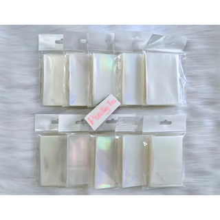 [DÀY] Bọc Sleeves Card Hologram/Foil Cầu Vòng Standard USA Size 57x87mm - hãng MeeT của Trung (Không Có Phần Seal Dán)
