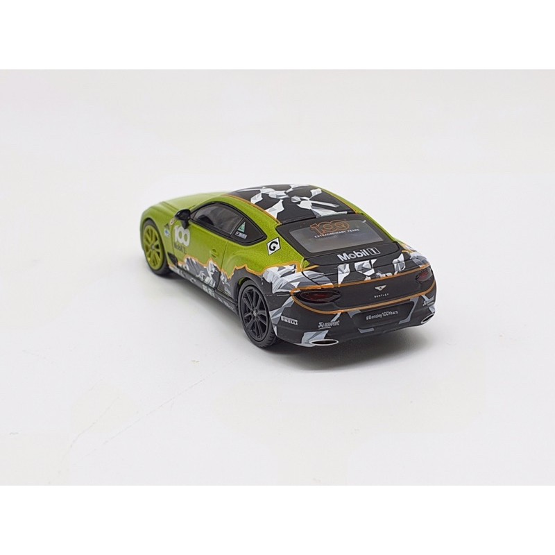 Xe Mô Hình Bentley Continental GT 2019 LHD 1:64 MiniGT ( Xanh Lá )