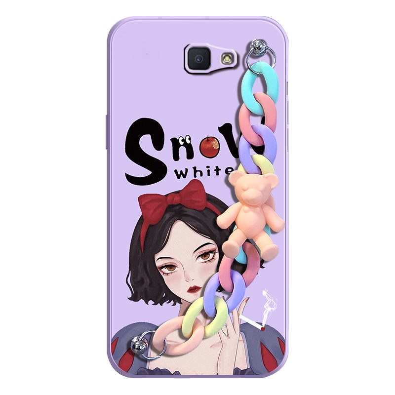 phone case Simplicity Phone Case For Samsung Galaxy J7 Prime/2/2018/ON7 2016/G610F Nordic style Skin feel silicone Liquid silicone shell