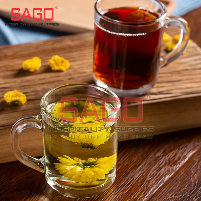 Ly thủy tinh , Cốc Thủy Tinh Deli Nouveau Tea Cup Glass | Tùy Chọn Dung tích