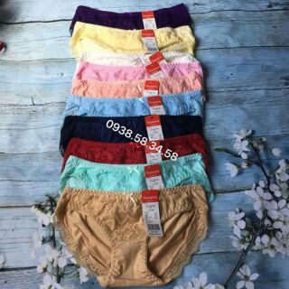 Set 10 quần cotton phối ren