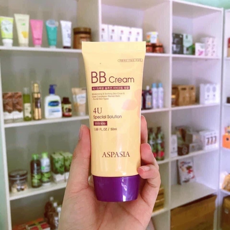 KEM NỀN BB CREAM COLLAGEN &amp; LUXURY GOLD Aspasia 50ml Nội Địa Hàn