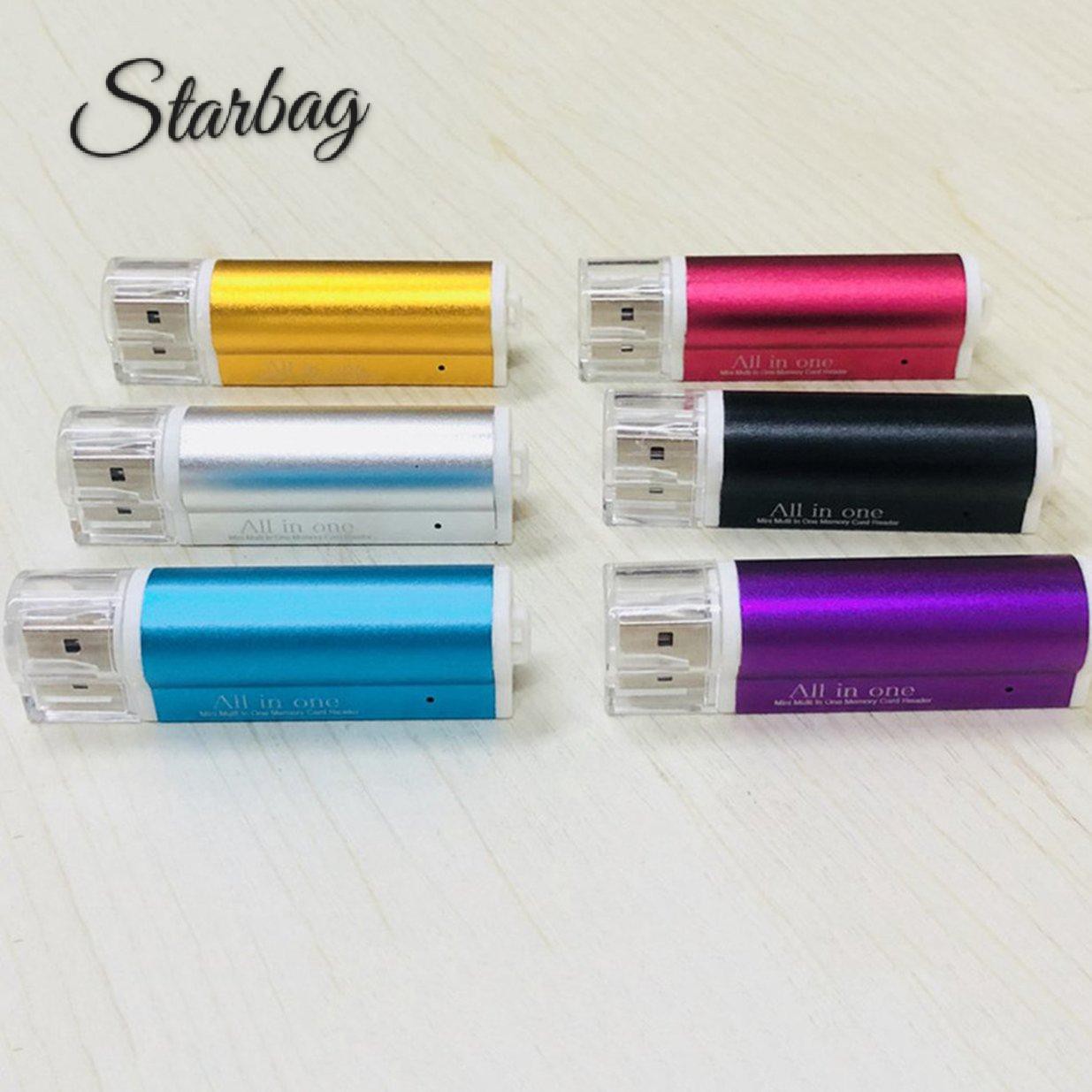 Đầu Đọc Thẻ Nhớ Đa Năng Usb 2.0 Bằng Hợp Kim Nhôm