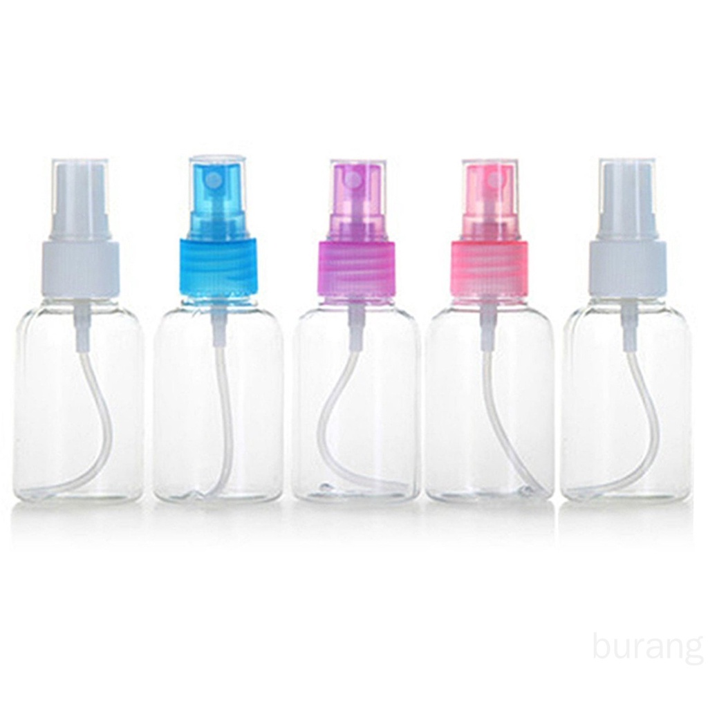 Set 5 Bình Xịt Rỗng 50ml Bằng Nhựa Trong Suốt Tiện Dụng