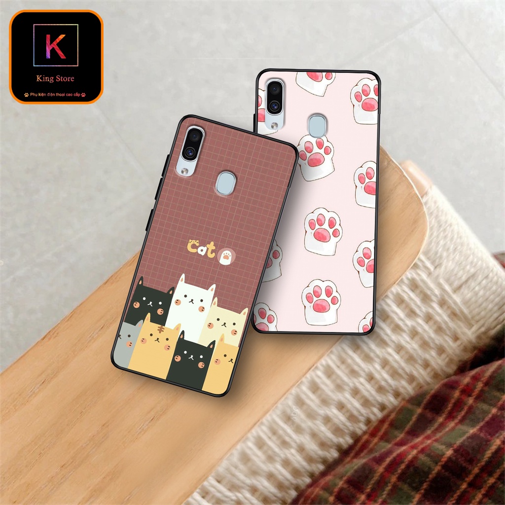 Ốp lưng Samsung A20 - A20s - A30 - A30s - Ốp Samsung in hình LoveCat - Chất liệu TPU siêu bền