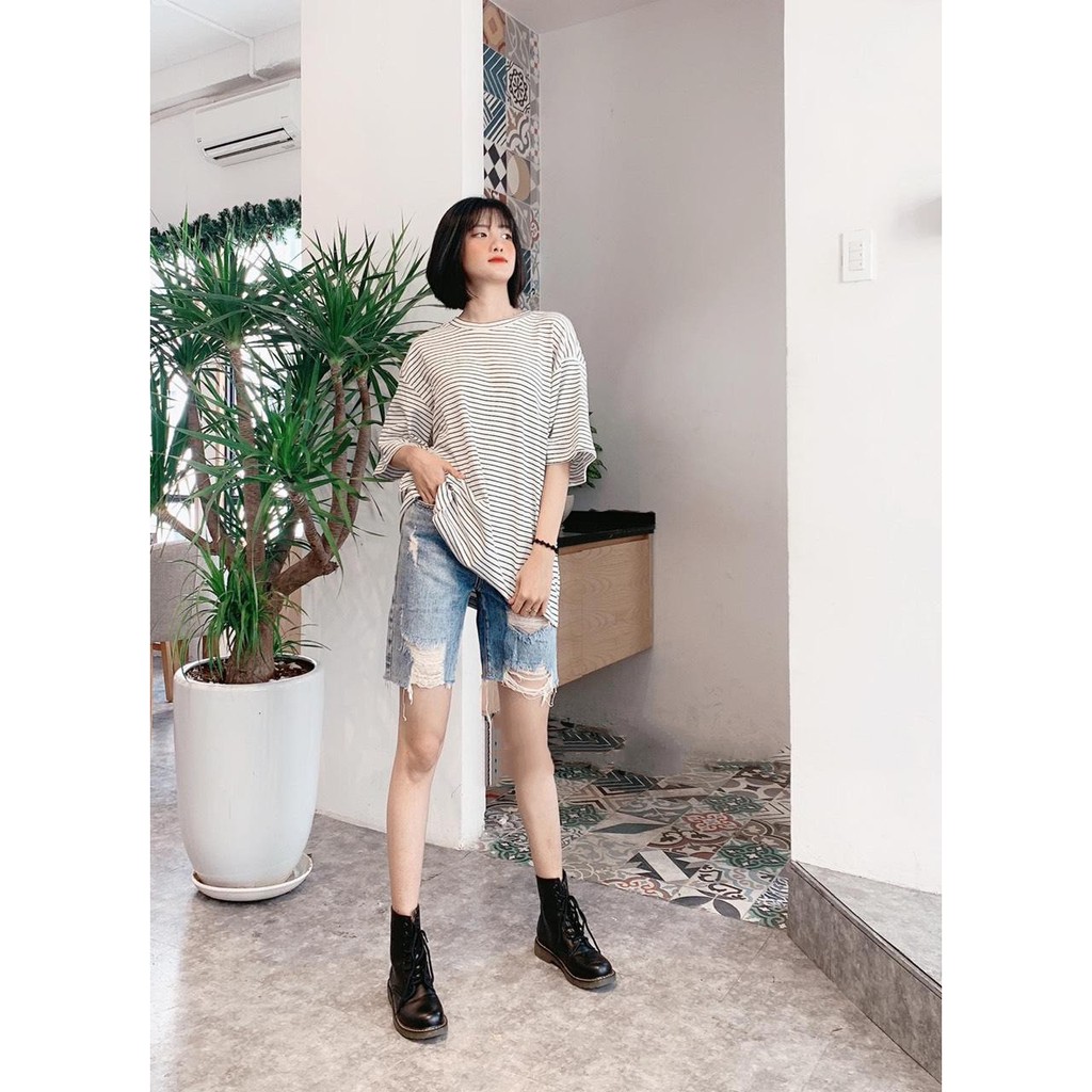 Quần NGỐ jean nữ RÁCH 2913-N2