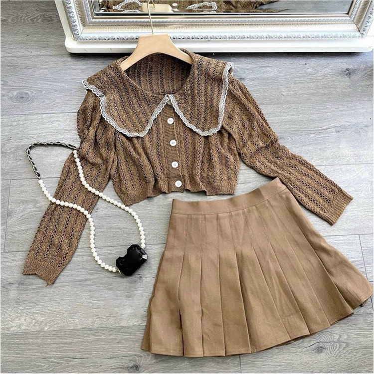  Chân váy xếp ly cạp vừa phong cách trẻ trung xinh xắn váy ngắn thời trang | BigBuy360 - bigbuy360.vn