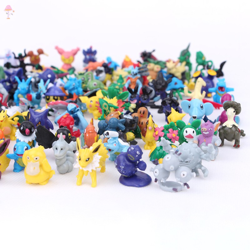 VN Set 144 Mô Hình Pokemon Bằng Nhựa Dùng Để Trang Trí