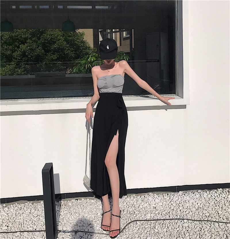 Chân Váy Midi Lưng Cao Xẻ Tà Thời Trang Cho Nữ | BigBuy360 - bigbuy360.vn