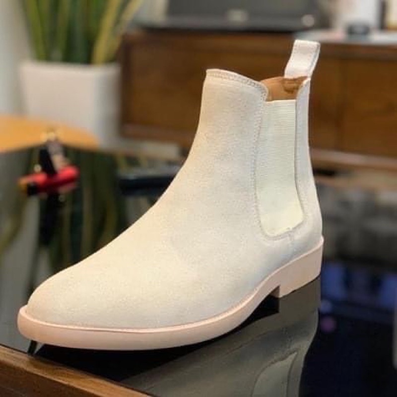 Mua Giày Chelsea Boot da bò lộn(4màu) tặng kèm lót tăng chiều cao 6cm ...