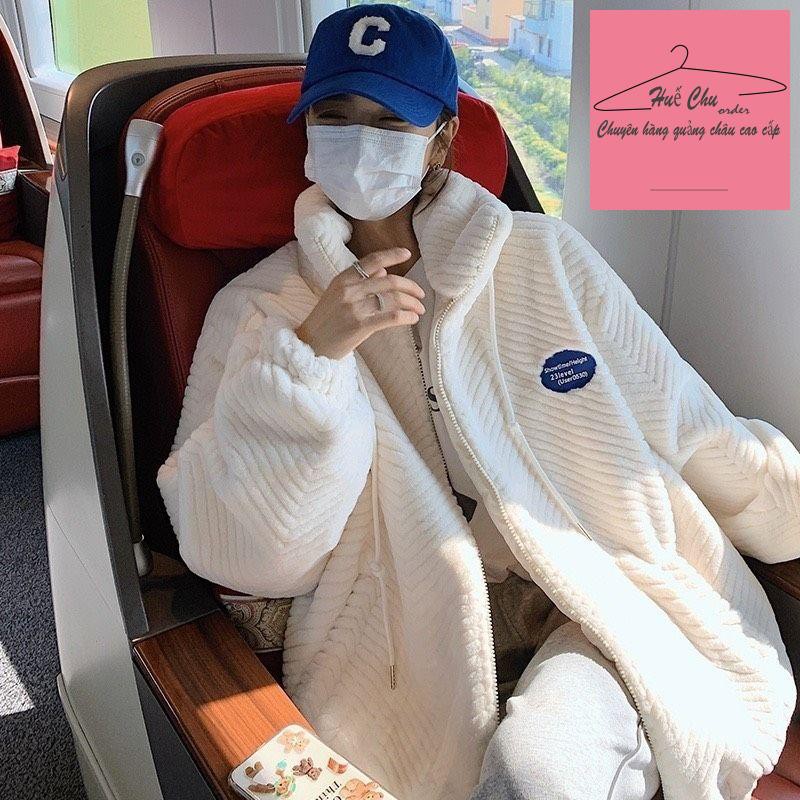 Áo khoác nhung siêu mịn cho nữ hàng Quảng Châu loại 1