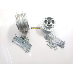 Đùm xe wave s110 trước sau có căm mạ crom