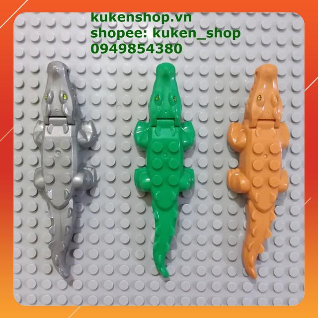 Đồ Chơi Minifigures Động Vật Cá Sấu Các Màu NO.308 - Động Vật