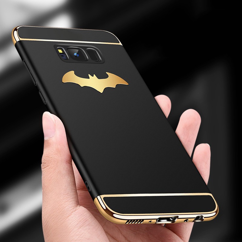 Ốp Điện Thoại Cứng Siêu Mỏng Chống Sốc Mạ Viền Hình Batman Cho Samsung Galaxy S6edge S6edgeplus S7 S7edge