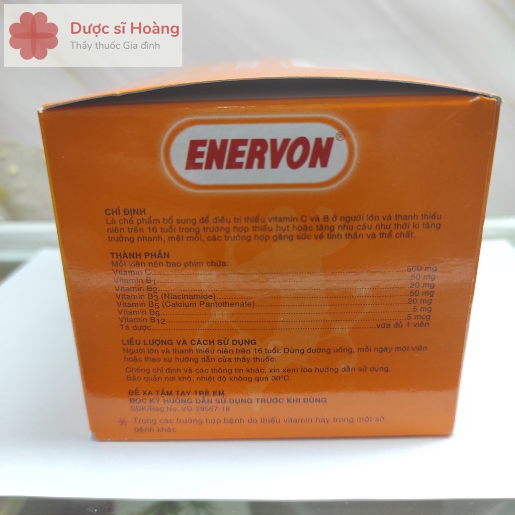 ENERVON - Bổ sung Vitamin C và vitamin B Complex