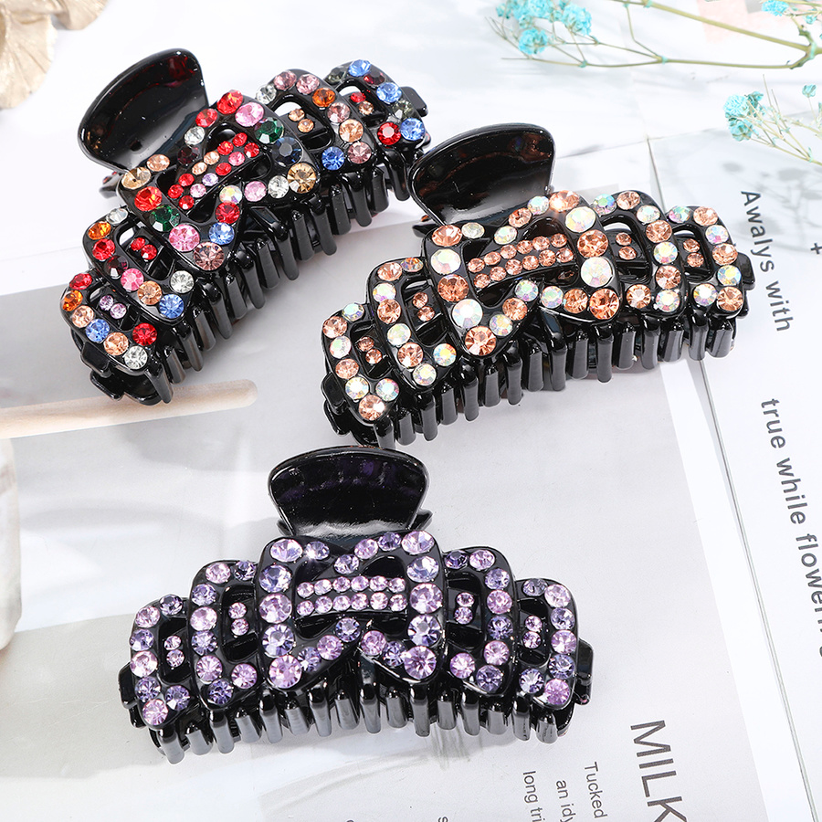 Kẹp Tóc Đính Đá Nhiều Màu Phong Cách Vintage Cho Nữ