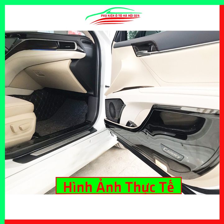 Ốp bậc cửa nẹp bước chân TITAN ô tô Camry 2019-2021 chống trầy bảo vệ xe