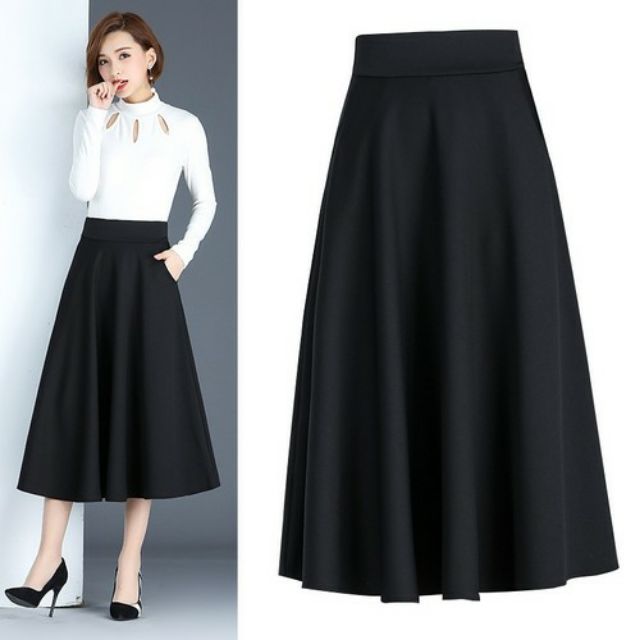 Chân váy xòe Hàn Quốc cao cấp D0417