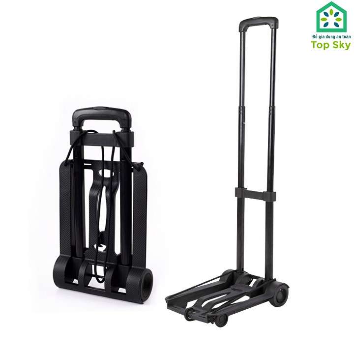 Xe kéo hàng du lịch bỏ túi mini - Xe kéo gấp gọn đa năng tải trọng 40kg