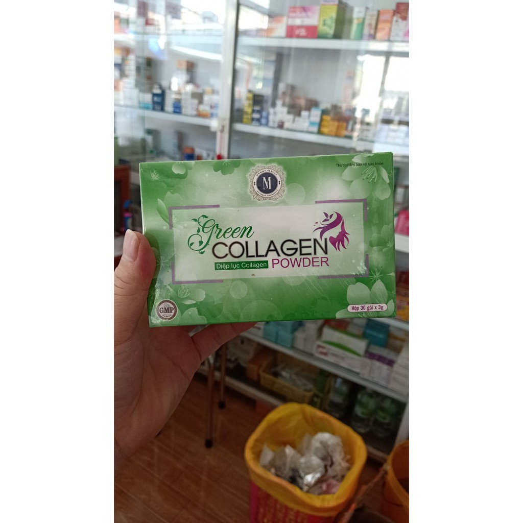 Collagen Green Collagen Powder -Tặng bình thủy tinh