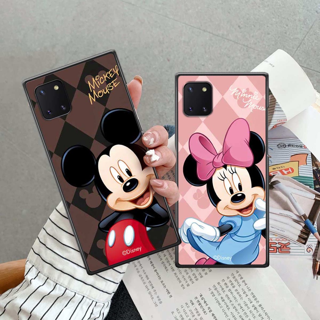 Ốp lưng điện thoại Samsung Note 10 Lite hình mic key min nie mouse thời trang, vỏ ốp rẻ đẹp