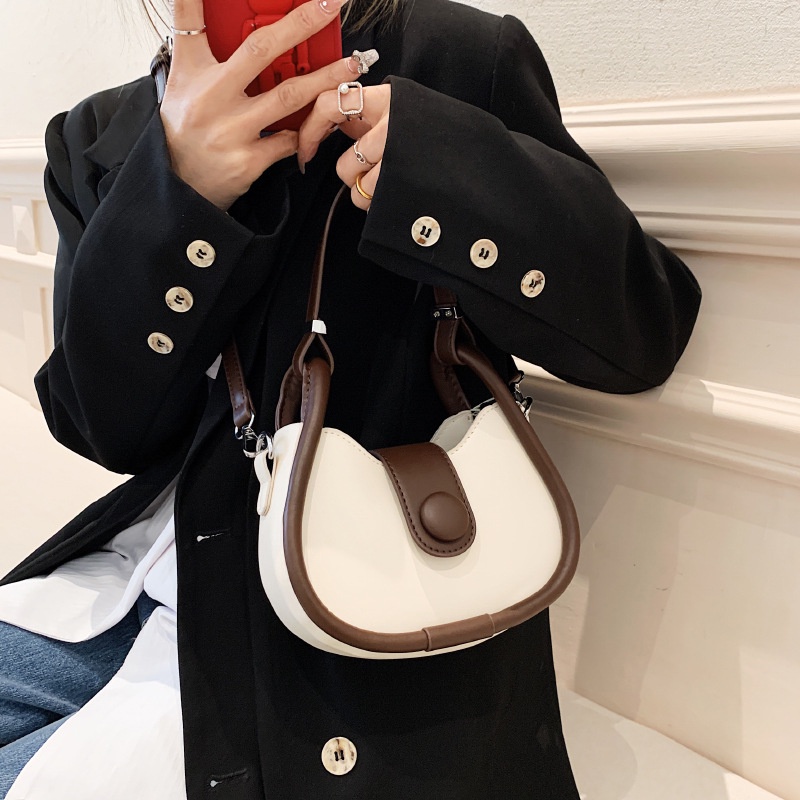 IELGY Túi Đeo Vai Màu Sắc Tương Phản Thời Trang Cho Nữ