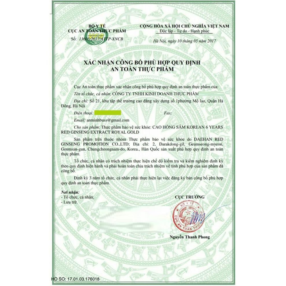 Cao Hồng Sâm Hoàng Đế Bio Chính Hãng Hàn Quốc Hũ 500gr