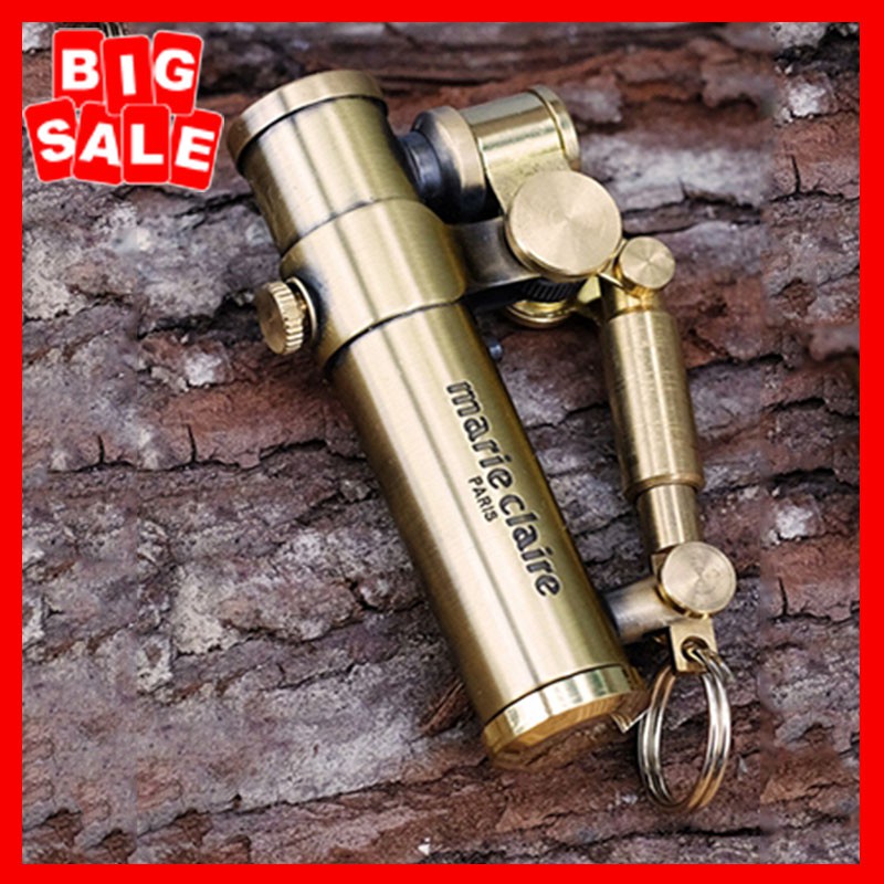 𝐇𝐨̣̂𝐩 𝐐𝐮𝐞̣𝐭 𝐁𝐚̣̂𝐭 𝐋𝐮̛̉𝐚 Nhật Marie Claire MC-102BB Làm Bằng Đồng Nguyên Chất Kiêm Móc Khóa Sang Trọng