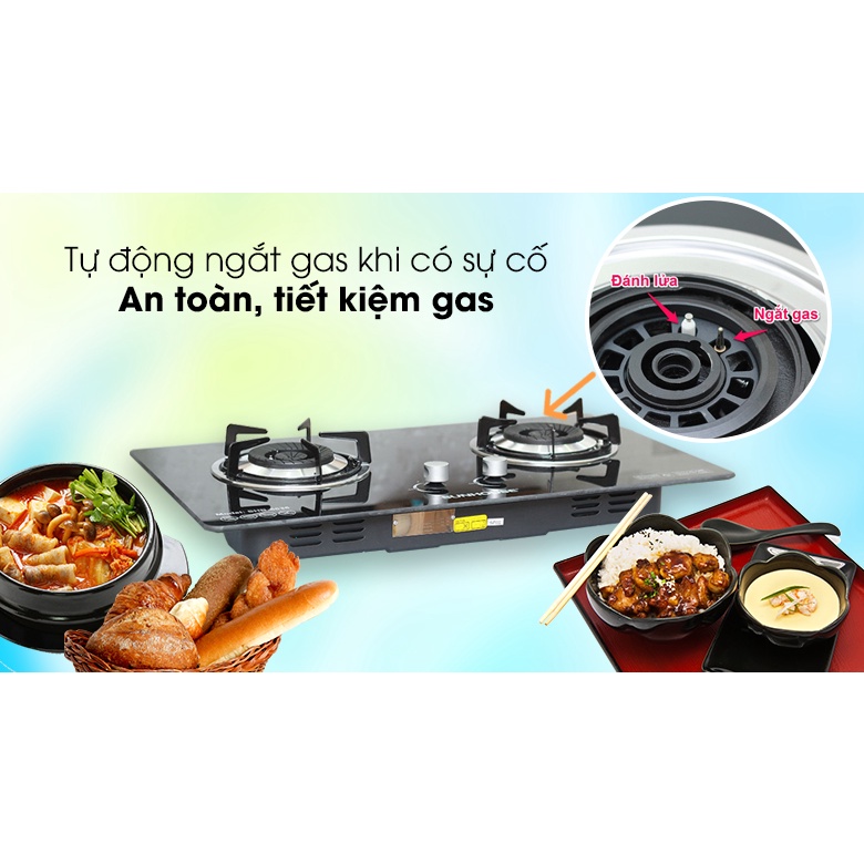 Bếp gas âm Sunhouse SHB-6636-Chính hãng trưng bày+Tặng dây gas-bếp bền tốt tiết kiệm gas