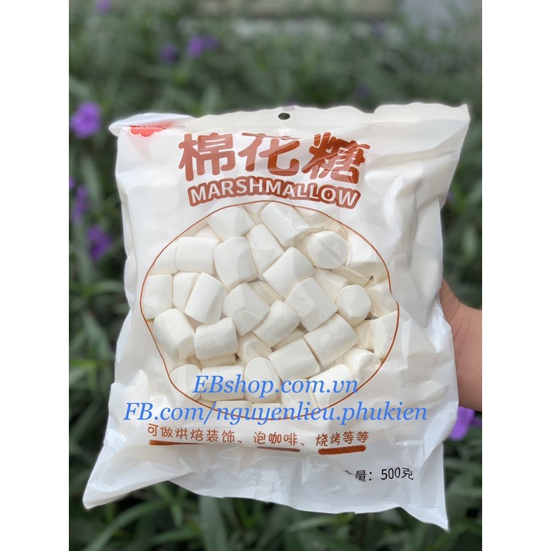 KẸO BÔNG GÒN MARSHMALLOW GÓI 500GR