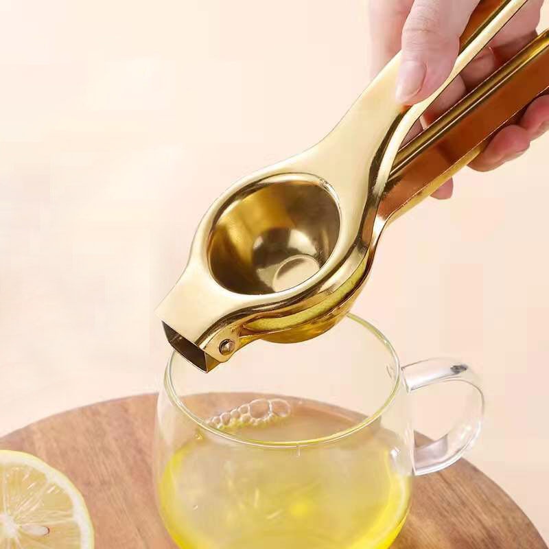 ONLY HOUSE  Dụng Cụ Kẹp Ép Nước Cam Chanh mini Bằng Tay Bằng Thép Không Gỉ Sử Dụng Tại Nhà