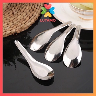 Set 10 thìa muỗng inox dùng để ăn phở xúc cơm