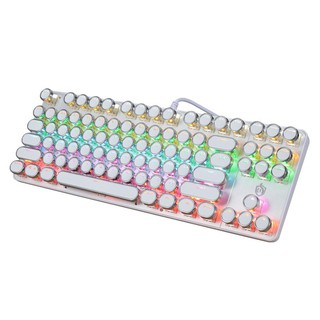 Bàn Phím Cơ E917 white Gaming - Led xuyên phím