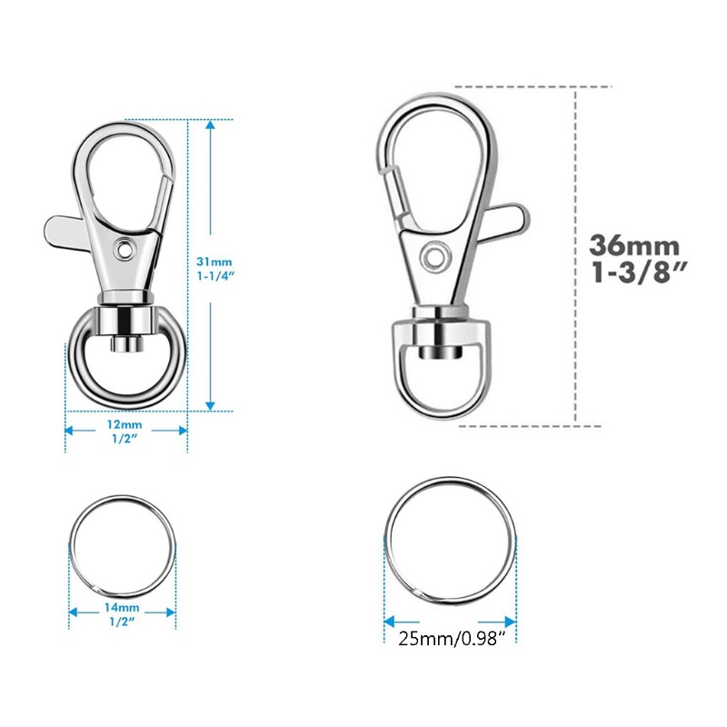 Mojito Set 200 Móc Càng Cua Dùng Làm Trang Sức Diy