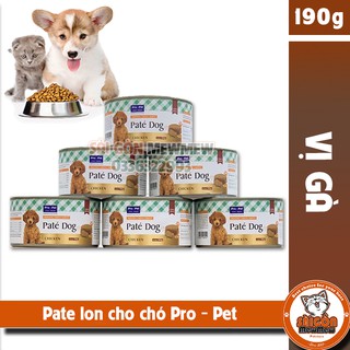 Pate cho chó Pro Pet 190g vị gà