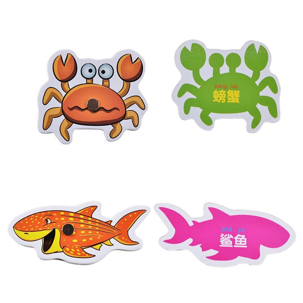 Bộ Đồ Chơi Gỗ Câu Hải Sản - Câu Cá 32 Con